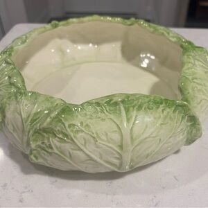 Vintage Fitz and Floyd FF Cabbage Leaf Bowl